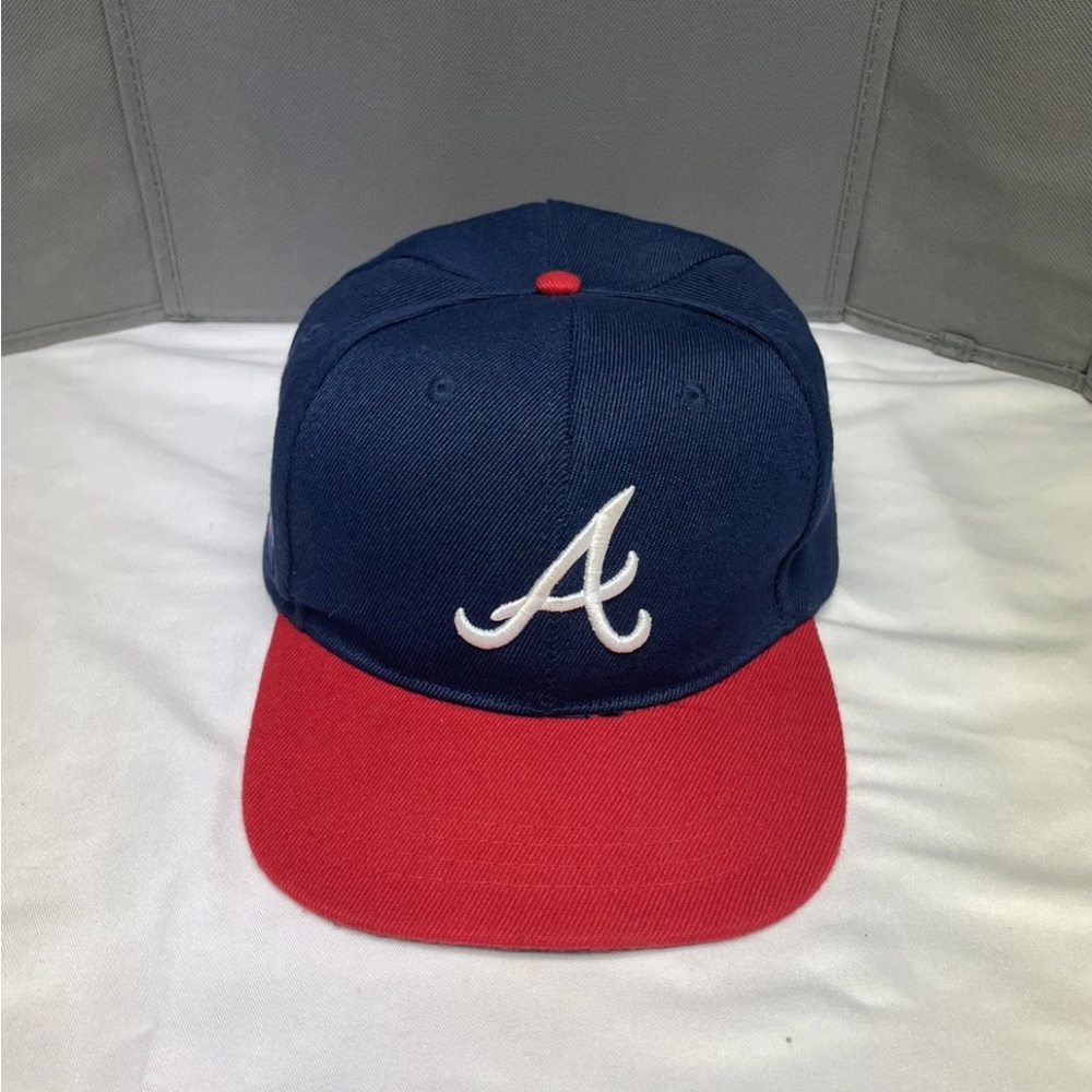Atlanta Braves “A” Hat Cap Men’s Red Blue Baseball Team MLB Adjustable